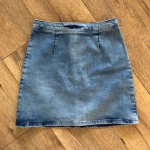 ASOS denim mini skirt